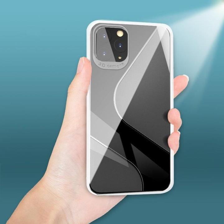Actual product image Hurtel S-Case Flexible Cover TPU Case for Huawei P40 Lite E black (Huawei P40 Lite E)