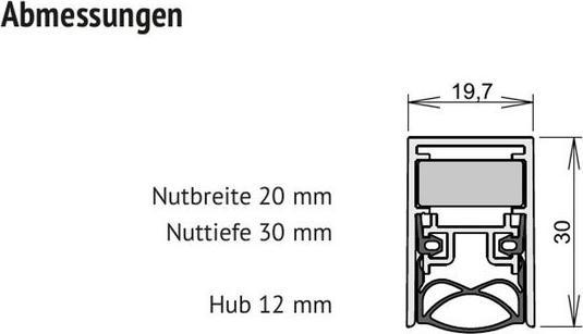 Image du produit Cardatec Joints d'abaissement de porte D2