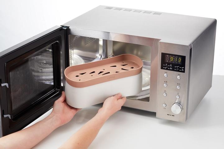 Actual product image Lékué Quick pasta stove, brown / white 28x11x11.2 cm