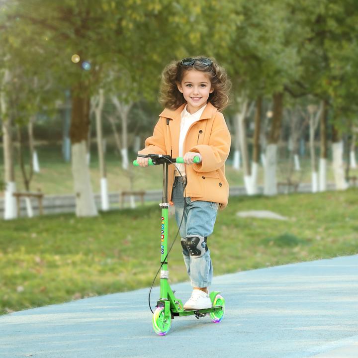 Actual product image Aiyaplay Kinderscooter Kunststoff, Metall Grün