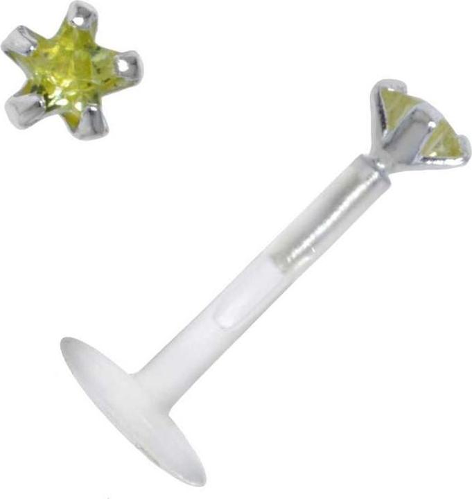 Immagine prodotto Bijouteria Piercing (Bioplastica, Argento 925, Zirconia)