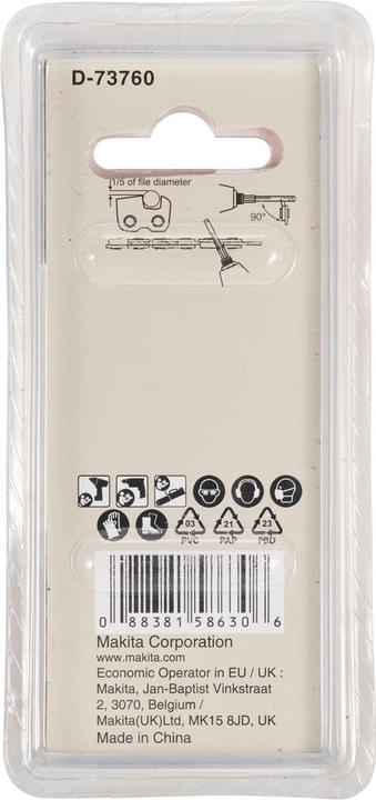 Actual product image Makita Round file 4.8mm 1/4″ (110 mm)