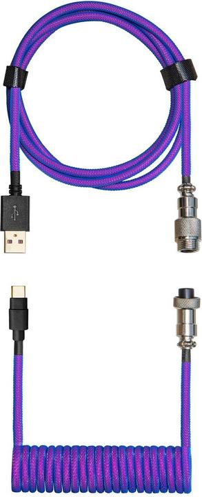 Actual product image Cooler Master Coiled USB-C to USB-A DP (1.50 m)