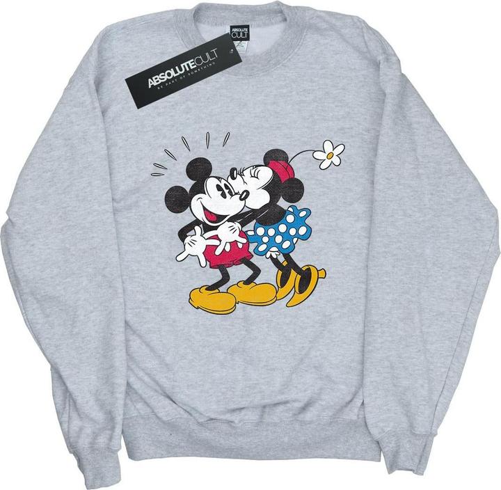 Disney Mickey Mouse Mickey And Minnie Kiss Sweatshirt Mädchen