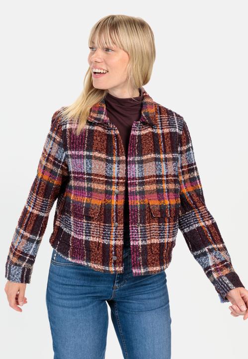 Camel Active Kurze Jacke im Karomuster
