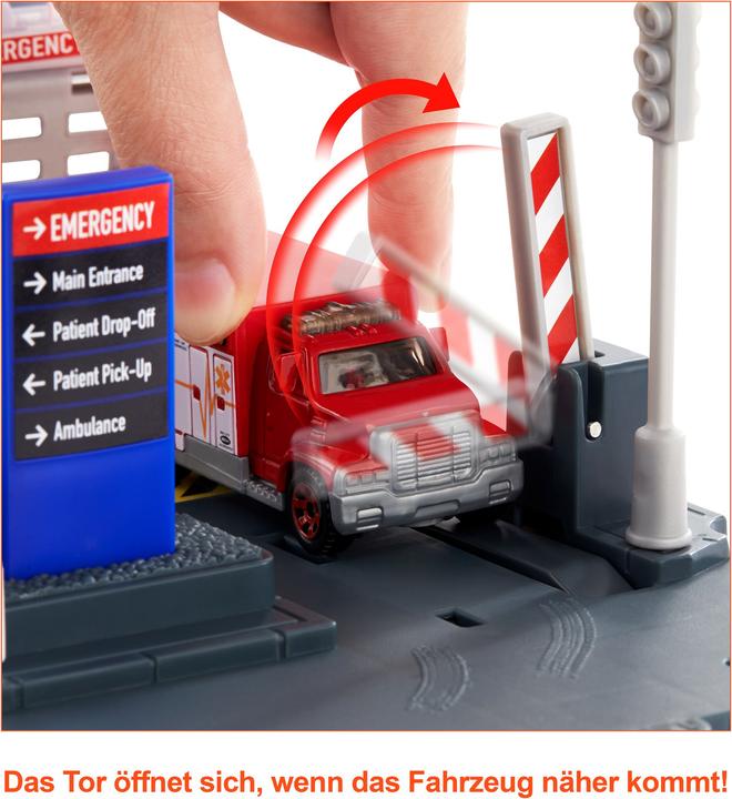 Actual product image Matchbox ACTION DRIVERS Helicopter Rescue Playset
