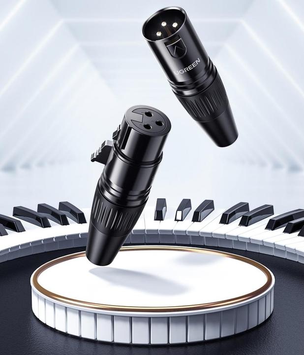 Actual product image Ugreen XLR connector 3-pin male