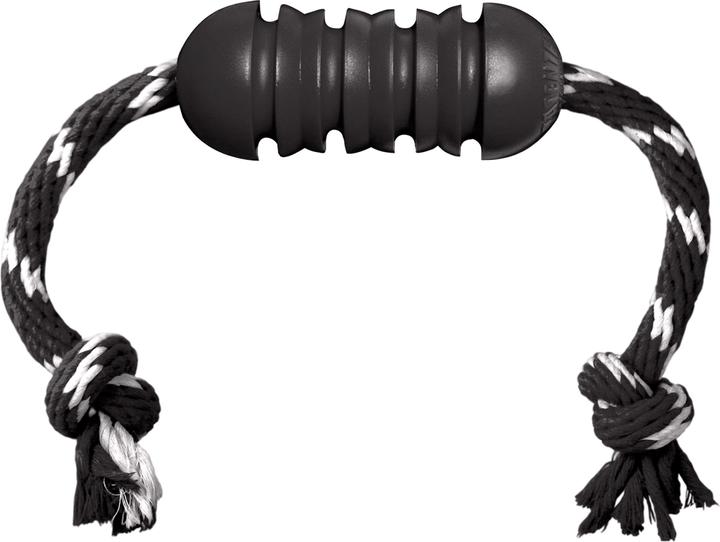 KONG Gioco per cani Extreme Dental Rope nero M (5x12) (Gioco da masticare per cani)