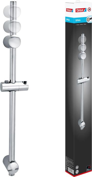 Actual product image tesa SPAA shower rail incl. adhesive solution without drilling