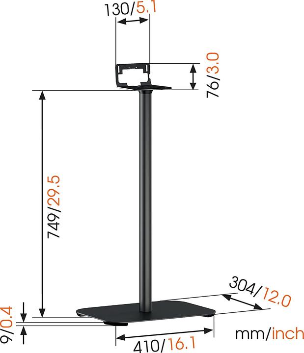 Actual product image Vogels Sound 3305 (1 pcs., Stand, Rotatable)