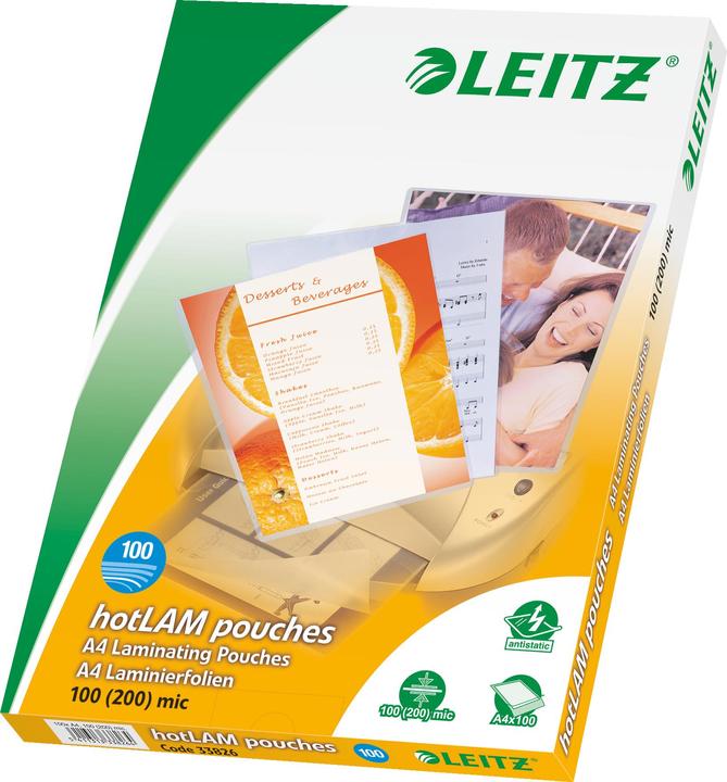 Image du produit Leitz Films de laminage à chaud (A4, 100 pièce(s), 100 µm)