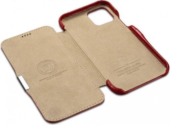 Produktbild iCarer iPhone 11 Pro (5.8) Case Vintage Series Side-open(metal clip in the front) Red (Apple iPhone 11 Pro)