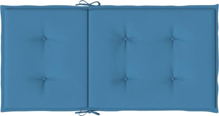 Actual product image VidaXL Low backrest cushions 2 pcs. 100 x 50 x 7cm fabric (100 x 50 x 7 cm)