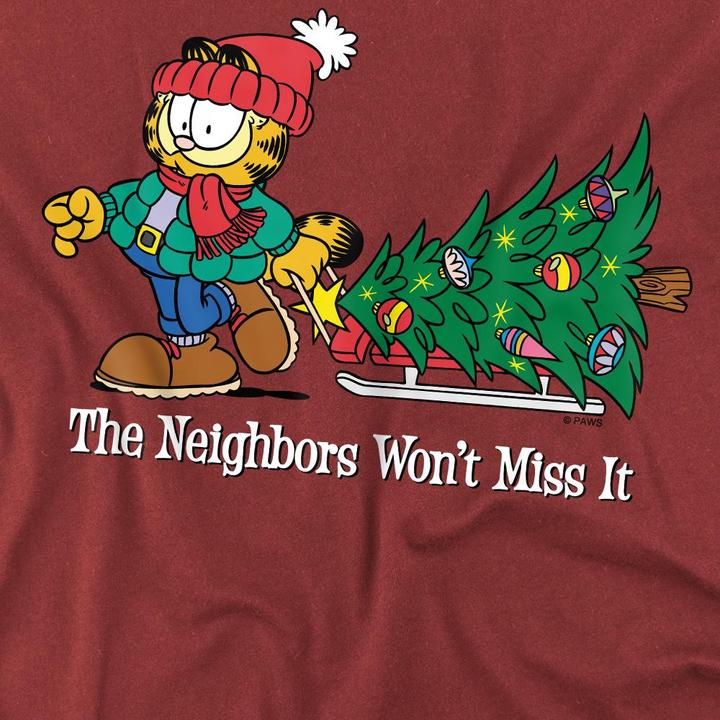 Immagine prodotto Garfield Won't Miss It Maglietta Uomo (XL)