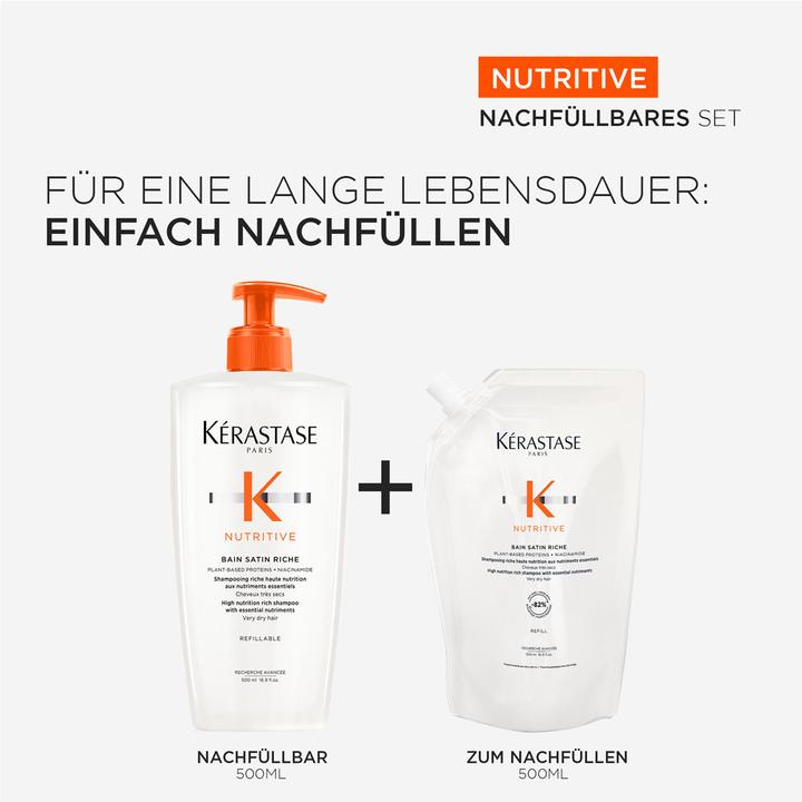 Image du produit Kérastase Nutritive Nachfüllset (1000 ml, Shampoing liquide)