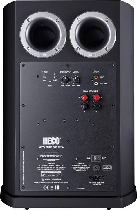 Produktbild Heco Audio Victa Elite Sub 252A aktiv (1 Stk., 200 W)