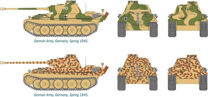 Actual product image Italeri Pz.Kpfw.V Panther Ausf.G