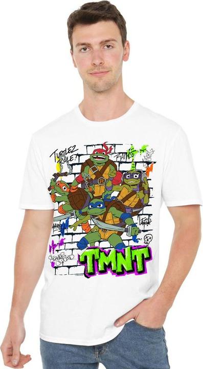 Immagine prodotto Teenage Mutant NT Maglietta Muro di Mattoni Poster Uomo (4XL)