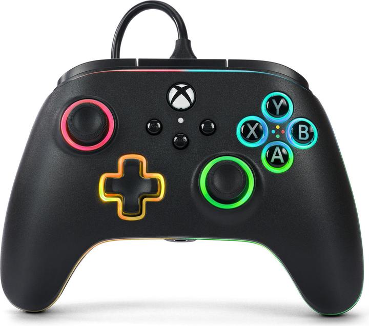 Produktbild PowerA XB Controller Advantage wired Lumectra black (Xbox Series X, Xbox Series S, PC)