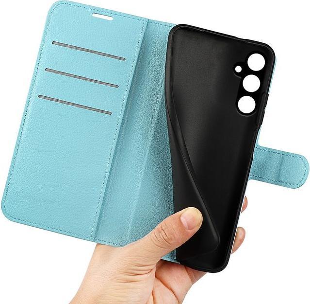 Actual product image MU Classic Litchi Leather Bookcover Series (Samsung Galaxy A15 5G)