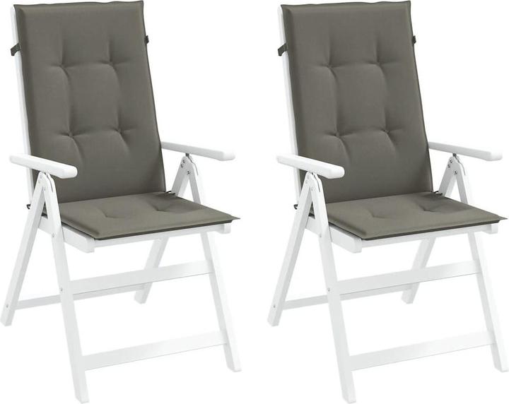 Produktbild VidaXL Hochlehner-Auflagen 2 Stk. Stoff (120 x 50 x 4 cm)