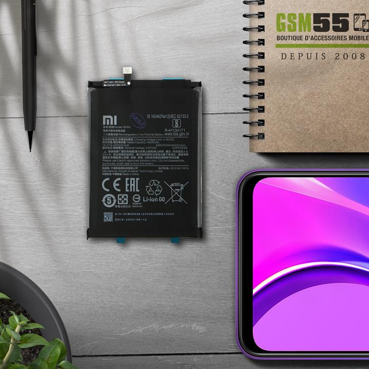 Actual product image Xiaomi BN54 5020 mAh battery