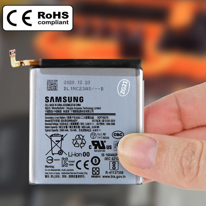 Actual product image Samsung EB-BG998ABY 5000 mAh battery