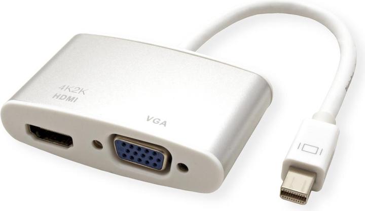 Actual product image Roline Mini DisplayPort - HDMI/VGA, Active (HDMI, VGA, 10 cm)