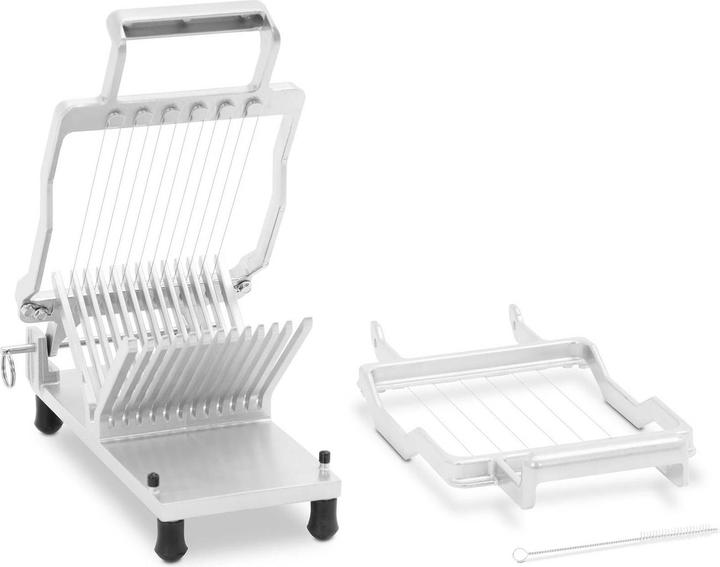 Royal Catering Gastro-Käseschneider mit Draht aus Edelstahl/Aluminium 10/20 mm Stifte/Würfel