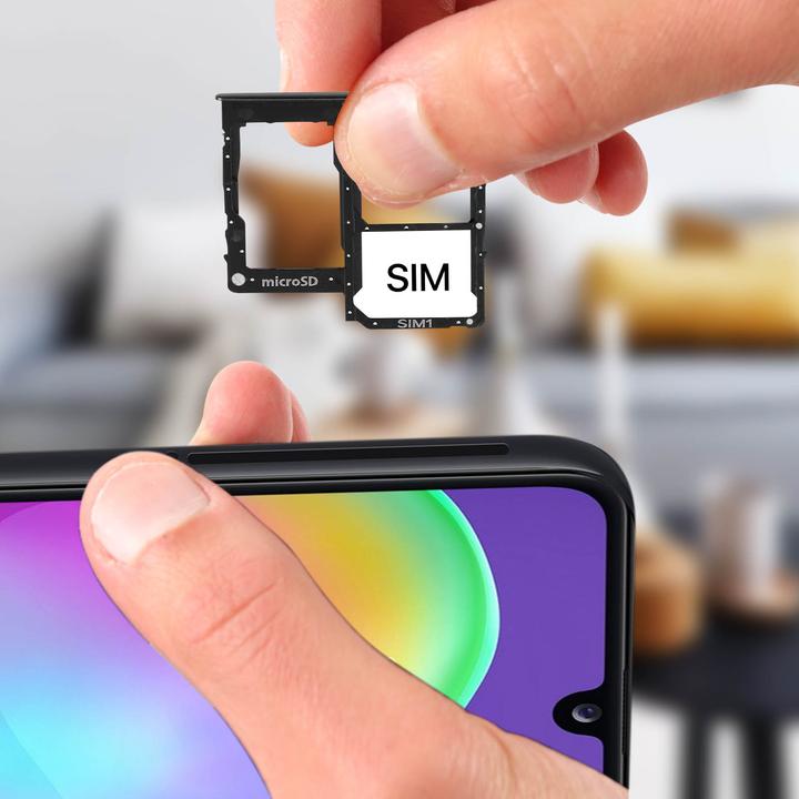 Actual product image Clappio Replacement Sim Holder Samsung Galaxy A31 (SIM holder, Galaxy A31)