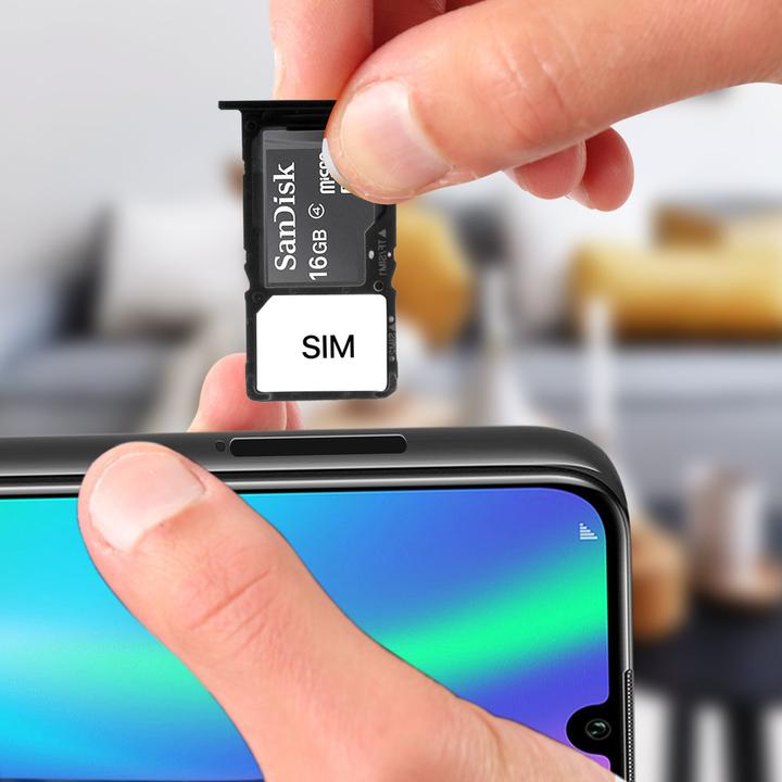 Actual product image Clappio Replacement Sim Holder Honor 10 Lite (SIM holder, Honor 10 Lite)