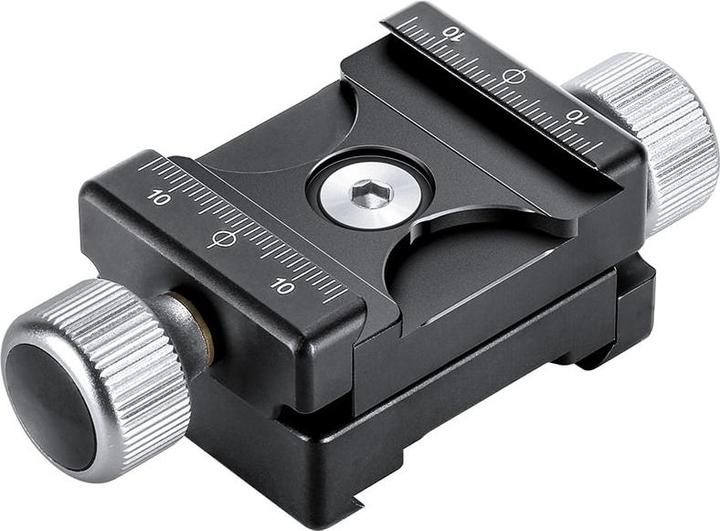 Actual product image Leofoto FDM-02 Dual mount for spotting scope and rangefinder
