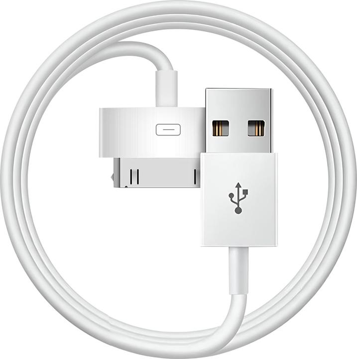 Produktbild Akyga Kabel USB AK-USB-08 USB A (m) / Apple 30 pin (m) ver. 2.0 1.0m (1 m, USB 2.0)