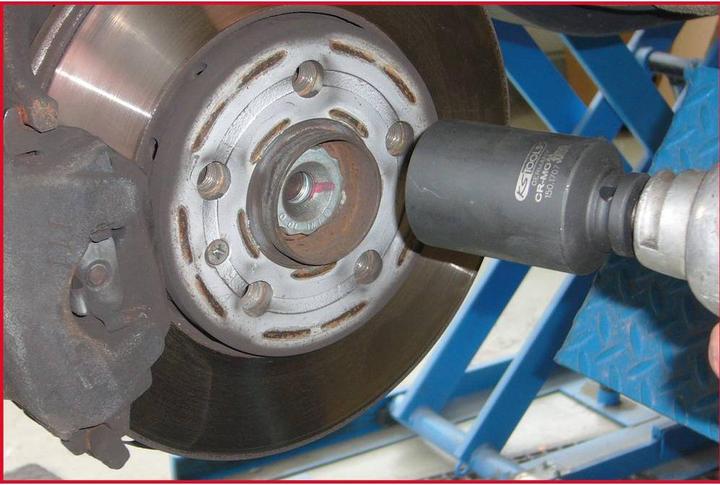 Actual product image KS Tools Special drive shaft impact socket, 1/2", 27mm (27 mm)