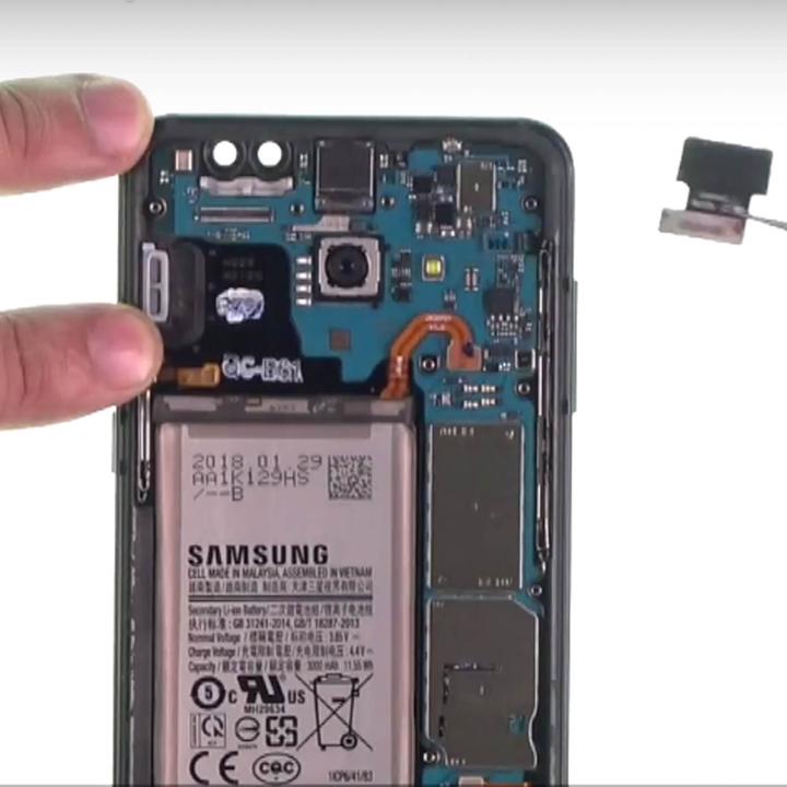 Image du produit Samsung Pièce détachée pour caméra frontale Galaxy A8 (Galaxy A8+)