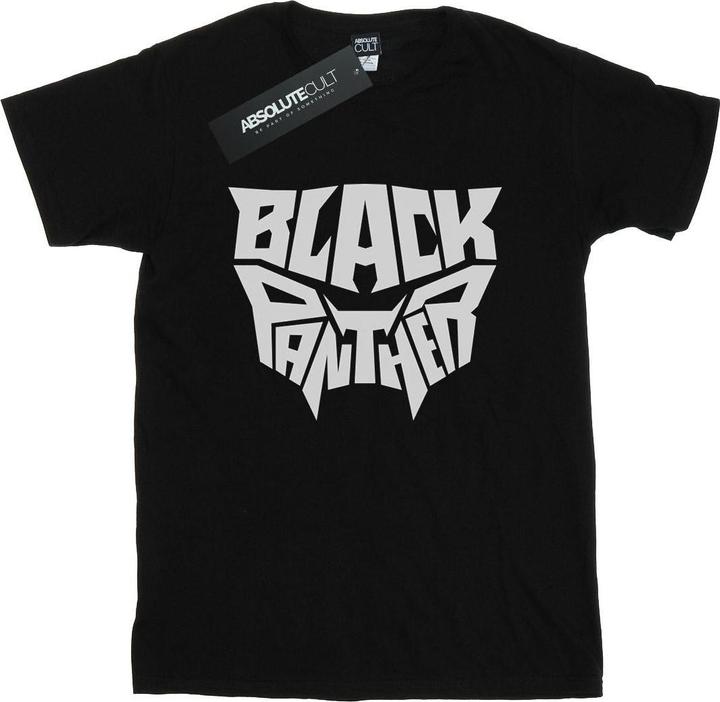 Black Panther Worded Emblem TShirt