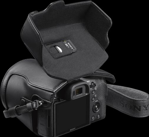 Image du produit Sony LCJ-RXE, étui de protection, noir (Étui pour appareil photo)