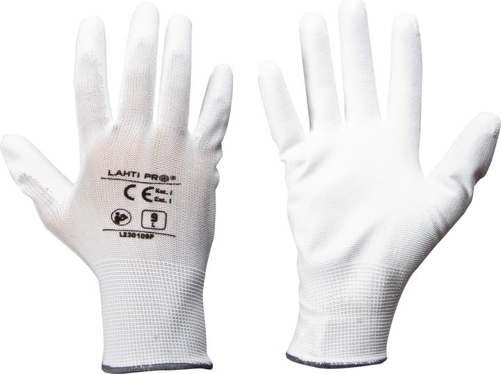 Produktbild Lahti Pro L230108W polyurethane coated gloves (L230108P), 12 pairs, "8", CE, LahtiPro (8)