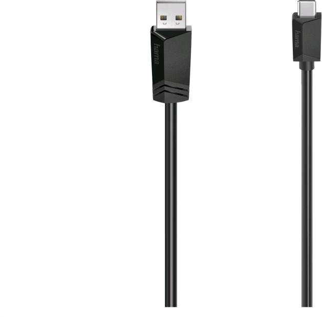 Produktbild Hama USB-C-Kabel, USB-A-Stecker - USB-C-Stecker, USB 2.0, 480 Mbit/s, 0,75 m (0.75 m, USB 2.0)