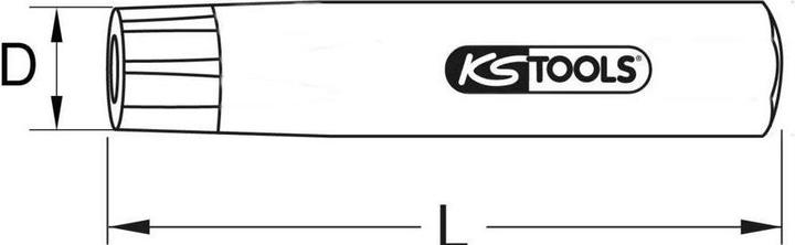 Produktbild KS Tools Rundlocheisen