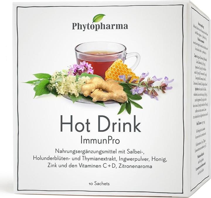 Actual product image Phytopharma HotDrink ImmunPro 10x1 tbl. (10 Piece, Beutel, 200 g)