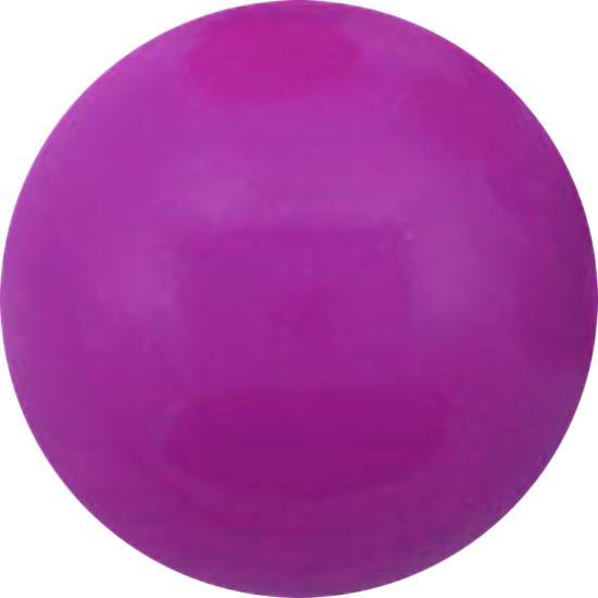 Star Piercing Micro Kugel Neon violett (ohne Messing, Acryl)