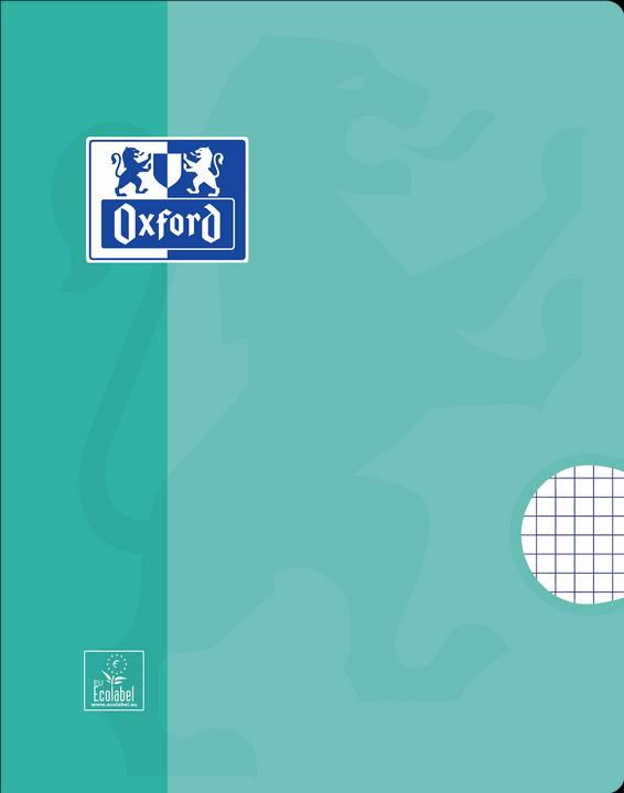 Image du produit Oxford Cahier d'école (A5, Quadrillé, Couverture rigide)