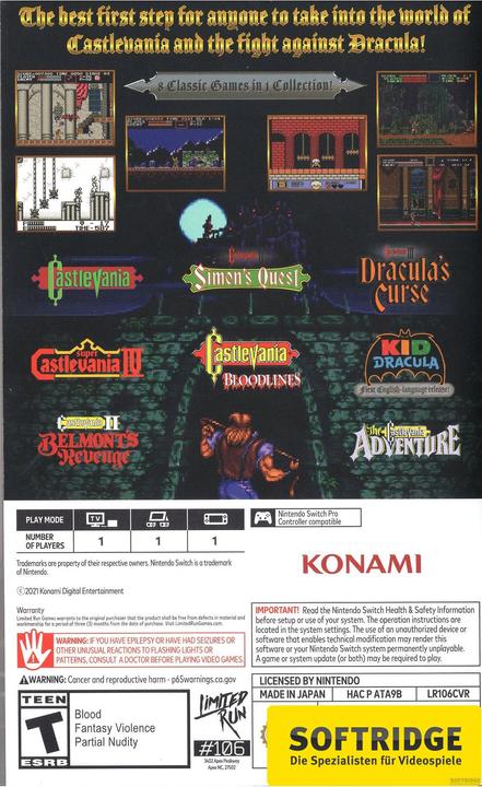 Image du produit Limited Run Anniversary Collection ( #106) (Import), 1186668, Noir (Switch, Switch Lite, Switch OLED, EN)