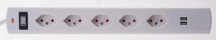 Actual product image Max Hauri Safety-Line (5 x, Type 13, USB-A, 2 m)