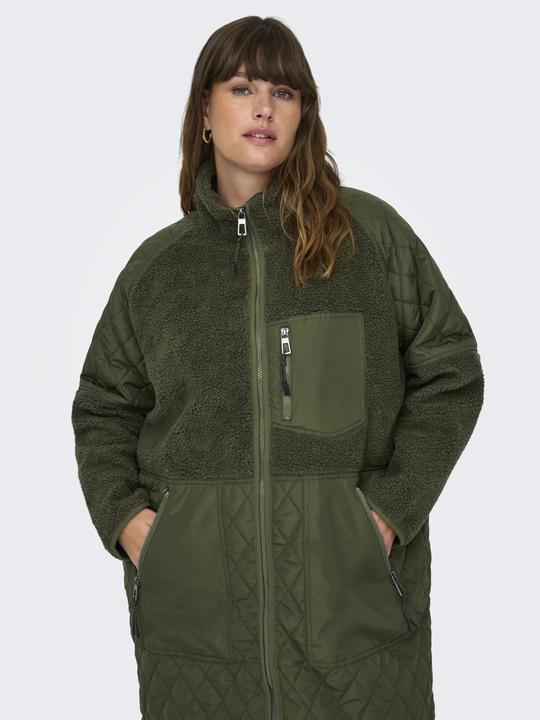 Actual product image Only High closed curve coat quilted jacket (M)