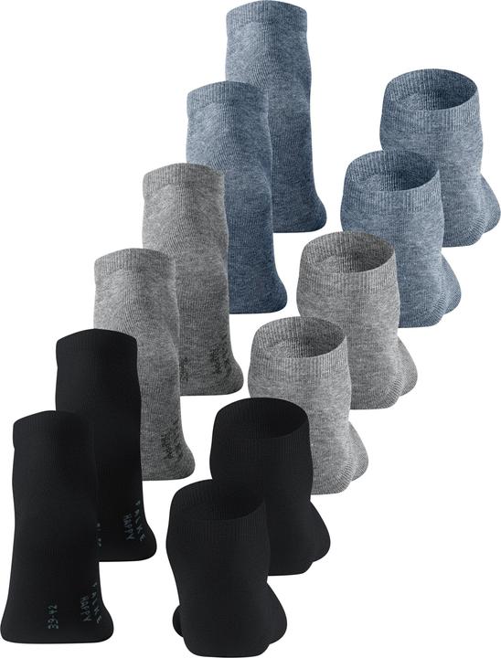 Produktbild Falke Happy 6-Pack Herren Sneakersocken (6er Pack, 43 - 46)