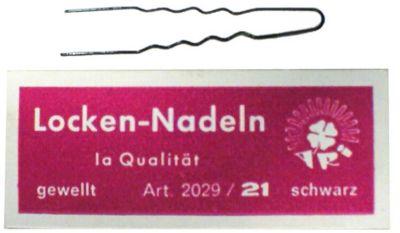 Cosmetic Haarnadeln 30 schwarz 70x1,2mm gewellt (30 Stk.)