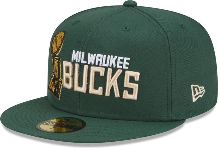 Actual product image New Era 59Fifty Fitted Cap - NBA CHAMPIONS Milwaukee Bucks (7 1/2)