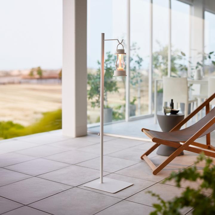 Actual product image Yamazaki TOWER height-adjustable lantern stand